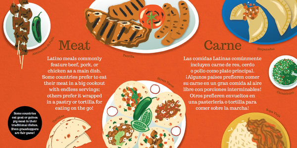 Proud To Be Latino: Food/Comida (Bilingual Board Book)