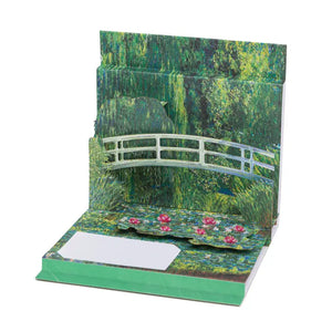 Japanese Bridge - Monet - Pop-Up Card