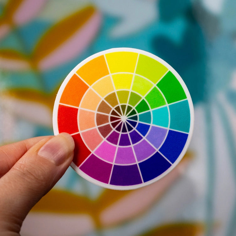 Color Wheel Artist Sticker