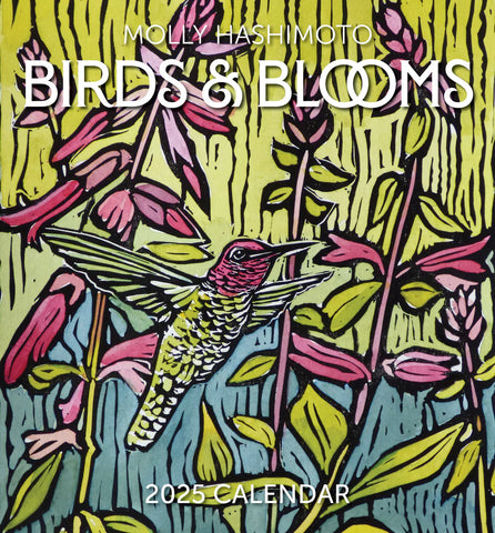 Molly Hashimoto: Birds & Blooms 2025 Mini Calendar