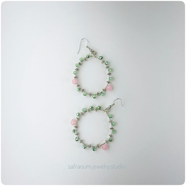 Shabnam Green Earrings - Safranum Jewelry