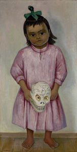 Diego Rivera, Young Girl with a Mask Magnet