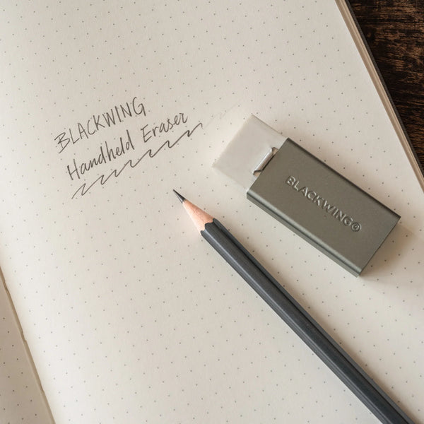 Blackwing Soft Handheld Eraser + Holder - Grey